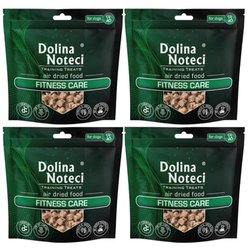 DOLINA NOTECI Training Treats Fitness Care pochúťky pre psov 4x130g