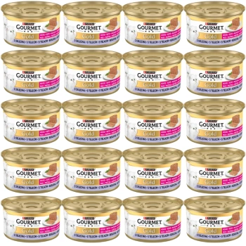 Purina Gourmet Gold Kitten pena s teľacím mäsom 72x85g
