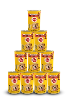 Pedigree Adult hovädzie mäso v konzerve 12x400 g