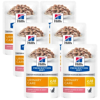 HILL'S PD Prescription Diet Feline c/d Salmon 6x85g