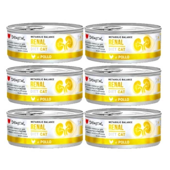 Disugual mokré krmivo pre mačky Veterinárne RENAL Kuracie (dospelé) 6x85 g