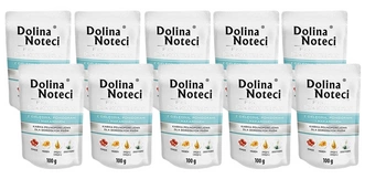 Dolina Noteci PREMIUM pre psy malých plemien s teľacími paradajkami a cestovinami 10x100 g