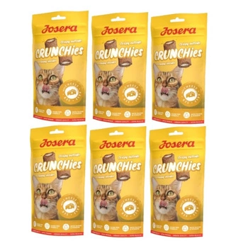 JOSERA Crunchies - so syrom (maškrta pre mačky) 6x60g