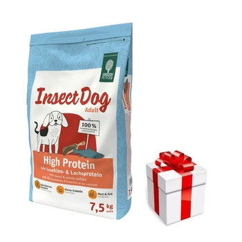 GREEN PETFOOD InsectDog High Protein 7,5kg  + PREKVAPENIE PRE VÁŠHO PSA