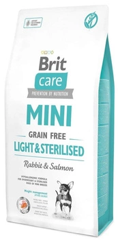 BRIT CARE Mini Grain-Free Light&Sterilised 2kg