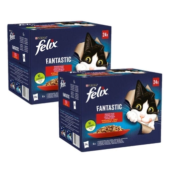 FELIX Fantastické príchute krajiny v želé: 2x(24x85g)