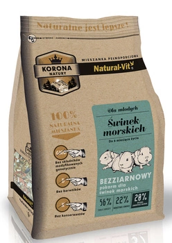 KORONA NATURY Natural-Vit krmivo pre morča junior 750g