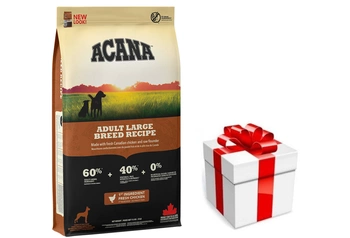 ACANA HERITAGE Adult Large Breed 11,4kg + prekvapenie pre vášho psa ZDARMA