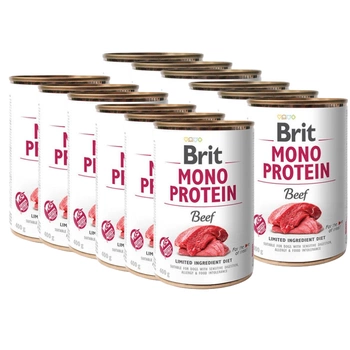 Brit mono protein beef 12x400g