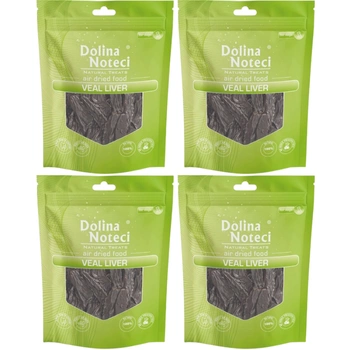 DOLINA NOTECI Natural Treats Teľacia pečeň pre psov 4x150g