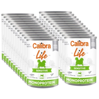 CALIBRA Dog Life Sensitive Rabbit 24x400g