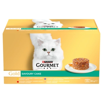 Purina Gourmet Gold Savory Cake krmivo pre mačky 48 x 85 g