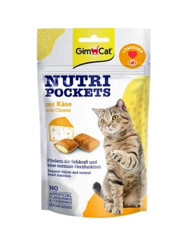 GIMCAT NUTRI POCKETS Syrová pochúťka 60g