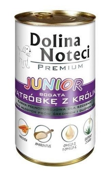 Dolina Noteci PREMIUM Junior s králičou pečeňou 400g x24
