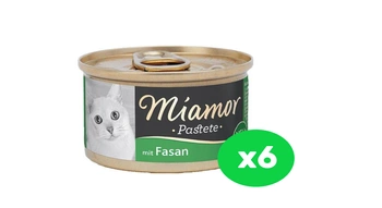 Miamor Pastete bažant 6x85g plechovka