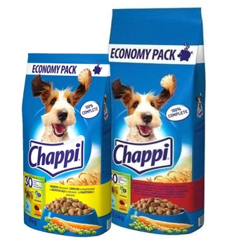 Chappi Beef & Poultry 13,5 kg & CHAPPI 9 kg - suché krmivo pre psov s hydinou a zeleninou