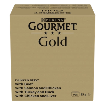 Purina Gourmet Gold Pieces v omáčke 96x85g