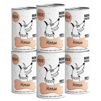 PEPE MONO PROTEIN Horse (konské mäso) 6x400g