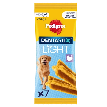 Pedigree Dentastix Light Dental Chews Maškrty pre psov veľkých plemien 7 ks - 152 g