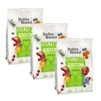 DOLINA NOTECI Premium Venison - sušené krmivo pre psov 3x3 kg