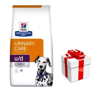 HILL'S PD Prescription Diet Canine u/d Urinary Care 10kg + prekvapenie pre vášho psa ZDARMA