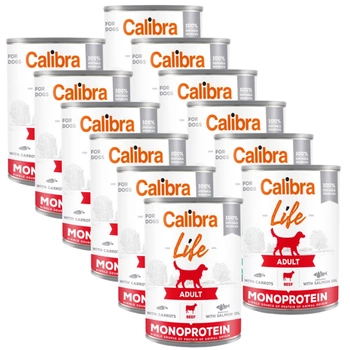 Calibra dog Life Adult Turkey with apple 12x400g