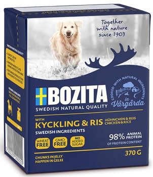 Bozita DOG kúsky v želé Kuracie mäso s ryžou TP 370g