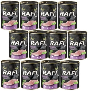 RAFI dospelá mačka sterilizovaná králikom 12x400g