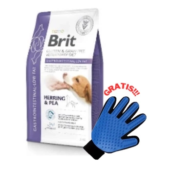 BRIT GF Veterinary Diets dog Gastrointestinal-Low Fat 12kg + RUKAVICA NA ČESANIE ZADARMO!!