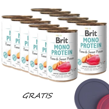 BRIT MONO PROTEIN TUNA & SWEET POTATO 12x400g