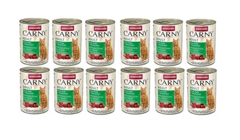 Animonda Cat Carny Adult príchuť: hovädzie, morčacie a králičie 12x400g