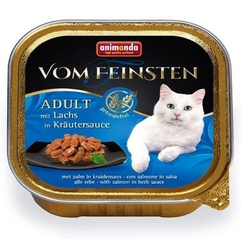 ANIMONDA Cat Vom Feinsten Adult NoGrain Losos v bylinkovej omáčke 100g