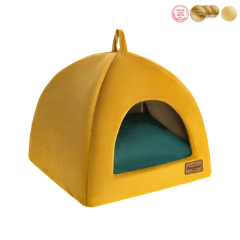 RECOBED Búdka pre psa Velvet honey M 50x50cm