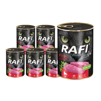 RAFI Cat Adult z cielęciną 12x400g