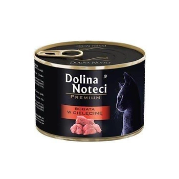 Dolina noteci Premium pre mačky s vysokým obsahom teľacieho mäsa 185g x24