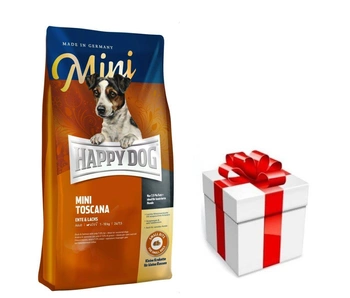 Happy Dog Mini Toscana 4 kg + prekvapenie pre vášho psa ZDARMA