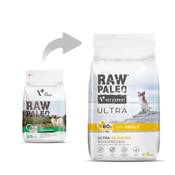 Vetexpert RAW PALEO ULTRA TURKEY ADULT MINI 2KG