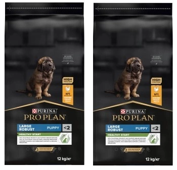 PRO PLAN Healthy Start Large Robustné krmivo pre šteňatá bohaté na kurčatá 2x12kg