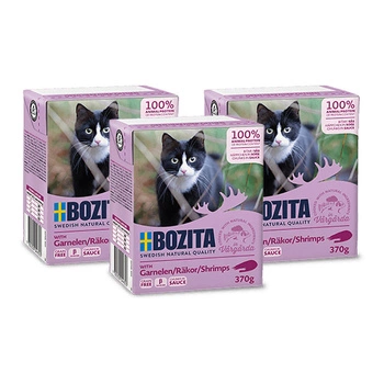 BOZITA Cat Shrimps 3x370g