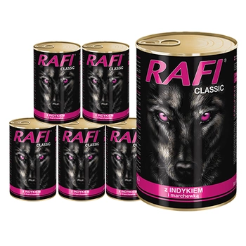Rafi Classic s morčacím mäsom a mrkvovou omáčkou 6x1240g
