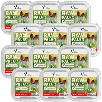 Vetexpert RAW PALEO PATE MINI adult beef 12x150g