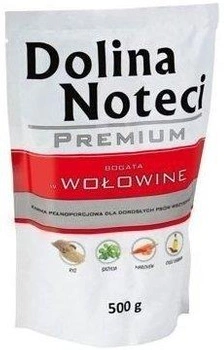 Dolina Noteci PREMIUM s vysokým obsahom hovädzieho mäsa 500g x20