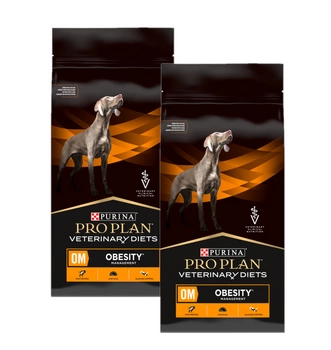 PRO PLAN Veterinary Diets Canine OM Obesity Management krmivo pre psov 2x12kg
