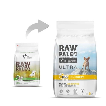 Vetexpert RAW PALEO ULTRA TURKEY PUPPY MINI 2KG