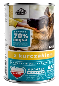 Frendi kúsky v jemnej omáčke s kuracím mäsom 1250g