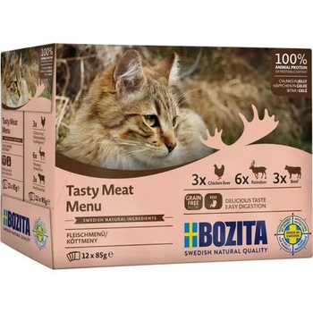 BOZITA Multibox mäsové kúsky v želé (12x85g)