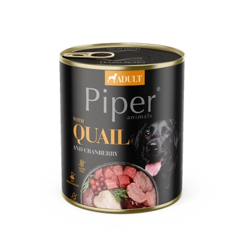 DOLINA NOTECI Piper pre psy s prepelicou a brusnicami 800g