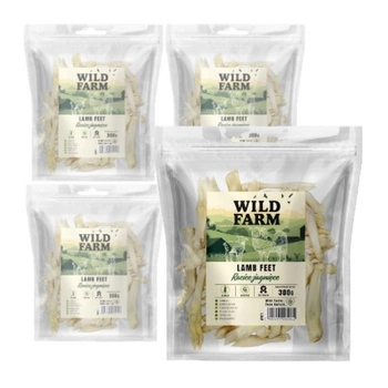 WILD FARM jahňacie kopytá 4x300g psie maškrty