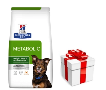 HILL'S PD Prescription Diet Metabolic Canine 12kg + prekvapenie pre vášho psa ZDARMA