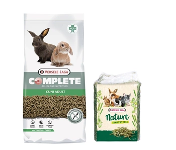 Versele Laga Cuni Adult Complete 8 kg + Timothy Hay 1kg